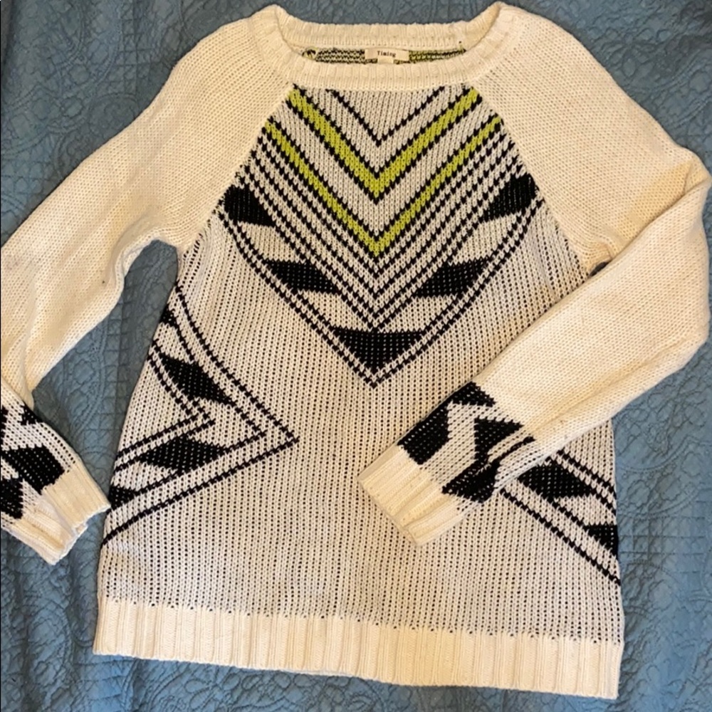 Geometric sweater